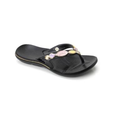 Imagem de Sandália feminina ortopédica chinelo macio esporão praia dia a dia pas