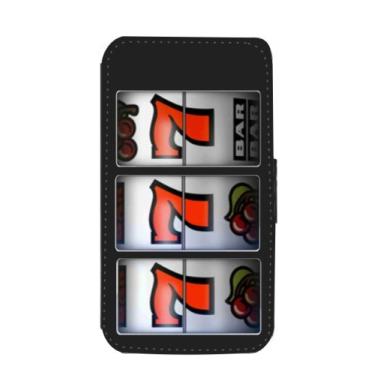 Imagem de Rikki Knight Slot Machine Lucky Seven Capa carteira flip com aba magnética para Samsung Galaxy S3