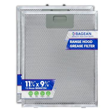 Imagem de Bagean Filtro de ventilação para exaustor de fogão 29,8 cm x 23,9 cm SB08087294 compatível com substituição de filtro de exaustor Broan - tela de alumínio para ventilador de cozinha - bloqueia a