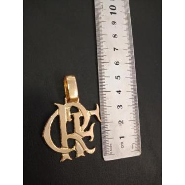 Imagem de Pingente CRF Flamengo Banhado A Ouro 18k - Baronesa imports18k 