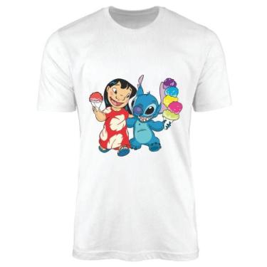Imagem de Camisa Blusa Infantil Menina Menino Desenho Animado Stitch - sem marca
