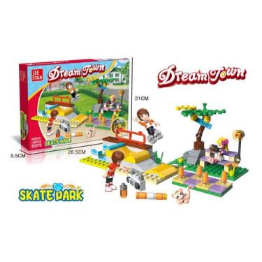 Imagem de Bloco de Montar Skate Park 136pcs JIESTAR - Booglee