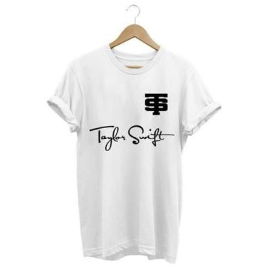 Imagem de Camiseta Masculina Taylor Swift - SEMPRENALUTA, Branco, M
