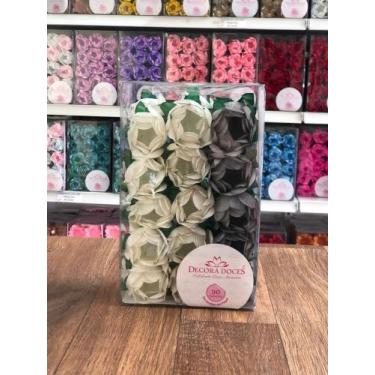 Imagem de Forminhas para Doces em Papel Tons Envelhecidos- Pacote com 30 unidade