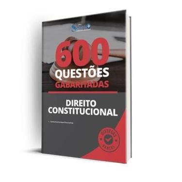 Imagem de Caderno de Questões Direito Constitucional - 600 Questões Gabaritadas 