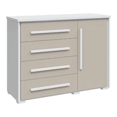 Imagem de Cômoda Grande com Sapateira e 4 Gavetas Angra Rimo - Móveis Rimo, Bran