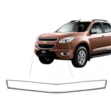 Imagem de Friso Grade S10 Superior Grade 2012 2013 2014 2015 - Dfeb, carro