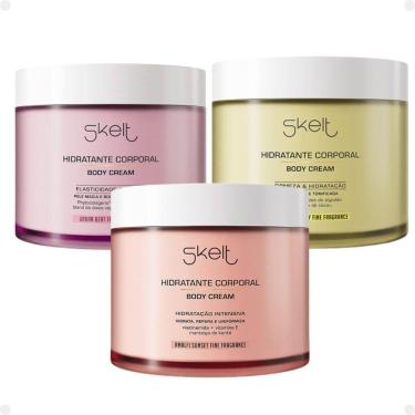 Imagem de Kit Skelt Hidratante Desodorante Corporal Body Cream Com 3 200g