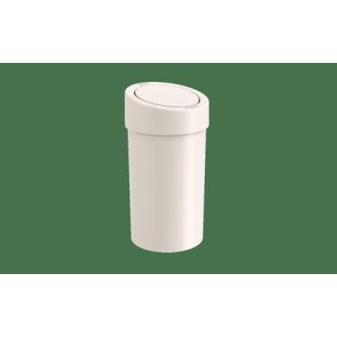 Imagem de Lixeira Com Abertura Click Coza Press 9 Litros Light Gray