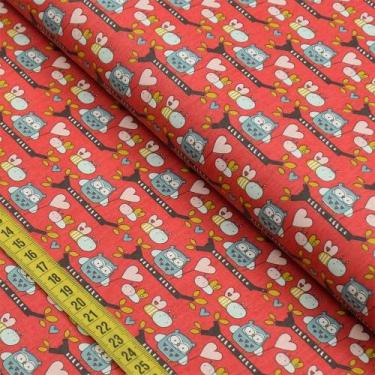 Imagem de Tecido Estampado para Patchwork - Cute Forest 6 (0,50x1,40) - Fabricar