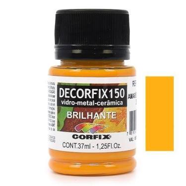 Imagem de Tinta Decorfix 150 Brilhante 37ml - Metal, Vidro e Cerâmica, 308 AMARE