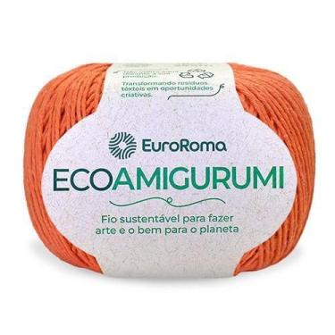Imagem de Linha EcoAmigurumi Euroroma 160g, 750 LARANJA