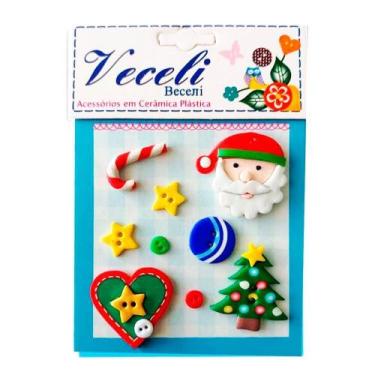 Imagem de Botão Feito a Mão Veceli - Kit Noel