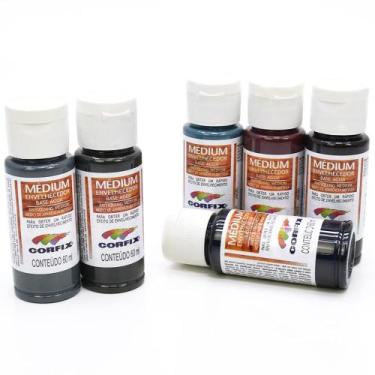 Imagem de Kit Médium Envelhecedor Corfix 6 Cores - Kit 2
