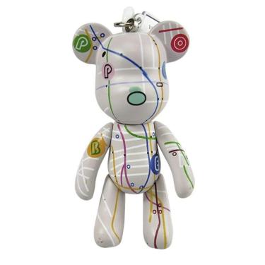 Imagem de Chaveiro Popobe Traços Branco