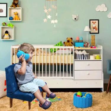 Imagem de Poltrona Infantil Cadeira Sofá Mini Assento Para Crianças Magali - Mov
