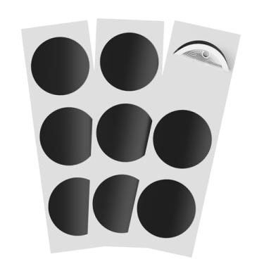 Imagem de 50 peças de adesivos NFC preto NTAG215 NFC Tags, BABIQT Etiquetas redondas de etiqueta NFC regraváveis 25 mm (1 polegada), adesivo de etiqueta RFID de memória de 504 bytes, compatível com TagMo Amiibo e todos os dispositivos habilitados para NFC