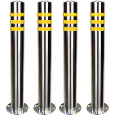 Imagem de Cones de cuidado para montagem no piso para entrada de automóveis, barreira de tráfego rodoviário pequena e grande para estacionamentos/veículos/escola/crianças externas, cones de segurança