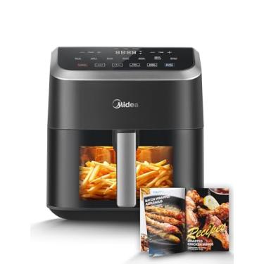 Imagem de Midea Fritadeira Air Fryer de 5,5 litros com janela transparente, tecnologia Heatexpress Rapid Air e 9 menus predefinidos para refeições rápidas e fáceis