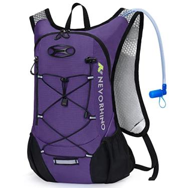 Imagem de N NEVO RHINO Mochila de Hidratação Leve, Mochila de Corrida com Bexiga de Água de 2L, Mochila de Água Hidro para Ciclismo, Caminhadas Rave para Homens e Mulheres