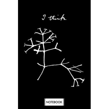 Imagem de Darwins Tree Of Life Notebook: Lined College Ruled Paper, Diary, Planner, Matte Finish Cover, 6x9 120 Pages, Journal