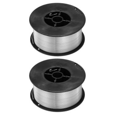 Imagem de HARFINGTON 2 fios de solda Flux Core MIG E308LFC-O 0,9 kg carretel de aço inoxidável MIG suave com baixo respingo para soldagem a gás em todas as posições