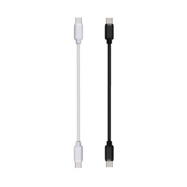 Imagem de JuSoFU Cabos curtos USB-C para USB-C, pacote com 5, para iPhone16/15/iPad/iPad Mini/iPadAir, Samsung Galaxy S24/S23/S22/S21/S20/S10/S9/S8, tablets Samsung, etc. (preto, 6 polegadas)