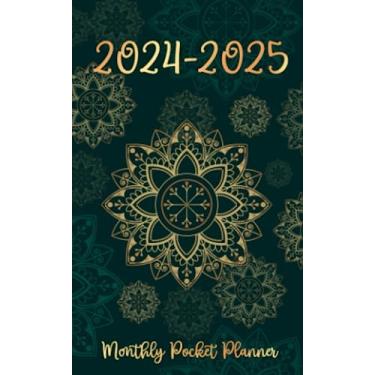 Imagem de 2024-2025 Monthly Pocket Planner: 2 Year from JANUARY to DECEMBER Small Size | 24 Months Appointment Notebook Includes Holidays for Easy Scheduling On-The-Go