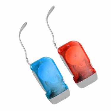 Imagem de Lanterna de Mão de Emergência Com Tocha LED, Material ABS, Corda Suspensa, Fonte de Luz Premium, Microgeração de Energia, Adequada para Viagens, Camping, Verificação, Reparo,