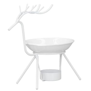 Imagem de Decoração de Mesa Com Suporte de Vela para Luz de chá de Metal, Conjunto de Queimador de Aromaterapia de Ferro Com Design Estilo Vintage Com óleo Essencial, Difusor de Incenso