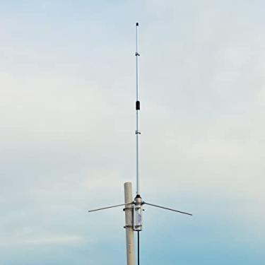 Imagem de HYS Antena base UHF, antena de frequência variável externa 390-470Mhz 110.0 cm para Icom Midland Yaesu Kenwood Mobile Radio Transceptor Repetidor