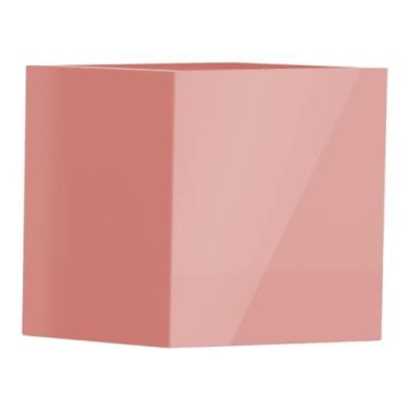 Imagem de Vaso Fibra De Vidro Quadrado Texas P 50cm Vietnamita Caixa Decoração (Rose Gold)