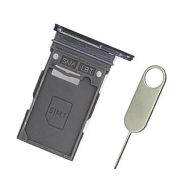 Imagem de PHONSUN Bandeja de substituição para cartão SIM único para Samsung Galaxy S22 Ultra S908U S908U1 (verde)