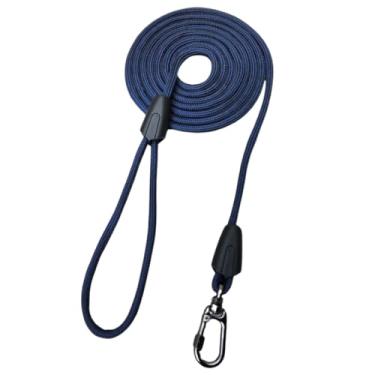 Imagem de Guia de corda Longa com 3 metros Para Passeios (Preto)