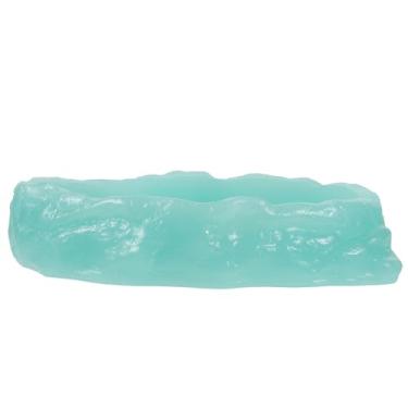 Imagem de ibasenice Tigela De Água Luminosa - 1 Peça Prato De Água Para Répteis Tigela De Comida Resina Répteis Resina Rocha Gecko Placa De Petri