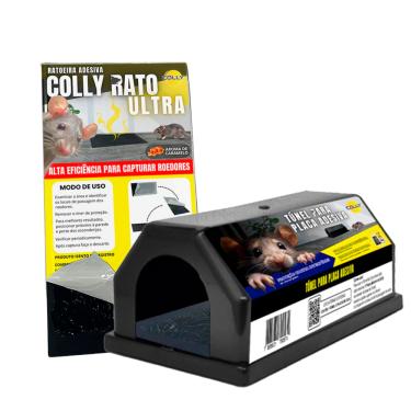 Imagem de 1 Túnel + 5 Placas De Cola Pega Rato Ratazana Forte Proteção