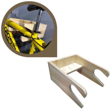 Imagem de Suporte Bicicleta De Parede Horizontal Resistente Rustico