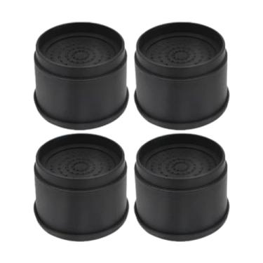 Imagem de YWJLQH Risers de cama 4x Couch Raisers Space Salvando Lift Small em altura Protetor de piso de elevador pesado para sofá Cadeira de cadeira armário, 2 Inch Round