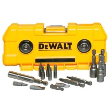 Imagem de Kit Acessorios Para Parafusar 15 Pecas Magneticas Dewalt - DEWALT ACES