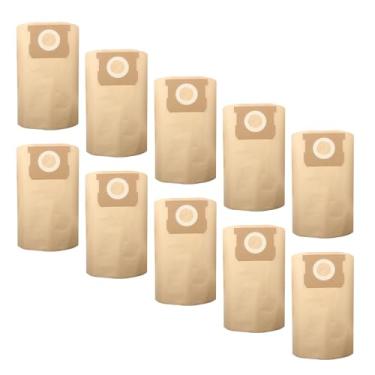 Imagem de Pacote com 10 sacos de filtro descartáveis 19-3100 5-8 galões para aspiradores molhados/secos Stanley