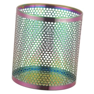 Imagem de Bothyi Lixeira Lixeira Portátil Fácil de Limpar Lixeira Oca Lixeira para Cozinha Apartamento Quarto Sala de Estudo Escritório, Multicolorido