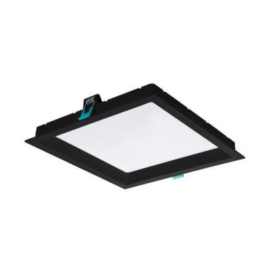 Imagem de Painel Luminária Deep Embutir 26,2x26,2cm Preto Led 24W Bivolt Stella 