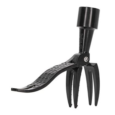 Imagem de Stand Up Up Paxer, Portátil de Alumínio Portátil Picker 4 Garra Ferramenta de Cabeça de Ervase Non Slip, Com Orifícios de Parafusos, para Manutenção Eficiente de Gramado e Jardim