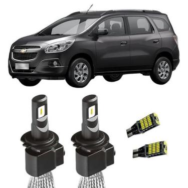 Imagem de Lampada Super LED H4 6000K Pingo T10 Spin 2012 Em Diante - Ray-X