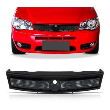 Imagem de Grade Radiador Palio Zoiao 2004 2005 2006 2007 Preto - SP ACESSÓRIOS