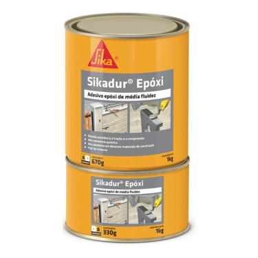 Imagem de Sikadur Epóxi Adesivo Estrutural à Base De Resina 1 Kg