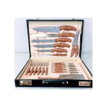 Imagem de Faqueiro Luxo Kit Churrasco