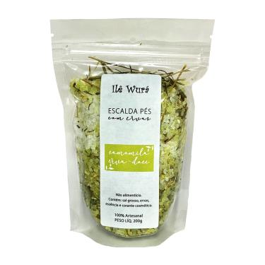 Imagem de Escalda Pés camomila E erva-doce - Alivia o Estresse e os sintomas da Menopausa