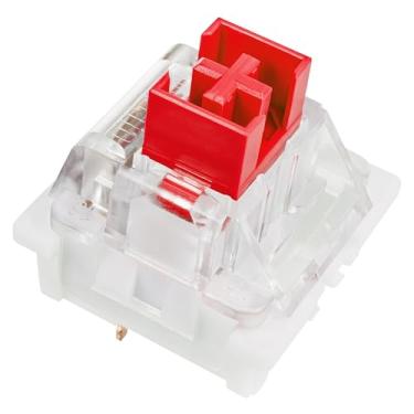 Imagem de Outemu Interruptores vermelhos, interruptores lineares/RGB/à prova de poeira de 3 pinos para teclado mecânico - Compatível com Cherry MX Switches-Pack 109