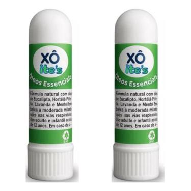 Imagem de Inalador Óleos Essencais Uso Nasal Alívio Congestão Kit C/2 - XÔ Ites,